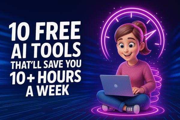 10 FREE AI Tools That’ll Save You 10+ Hours a Week