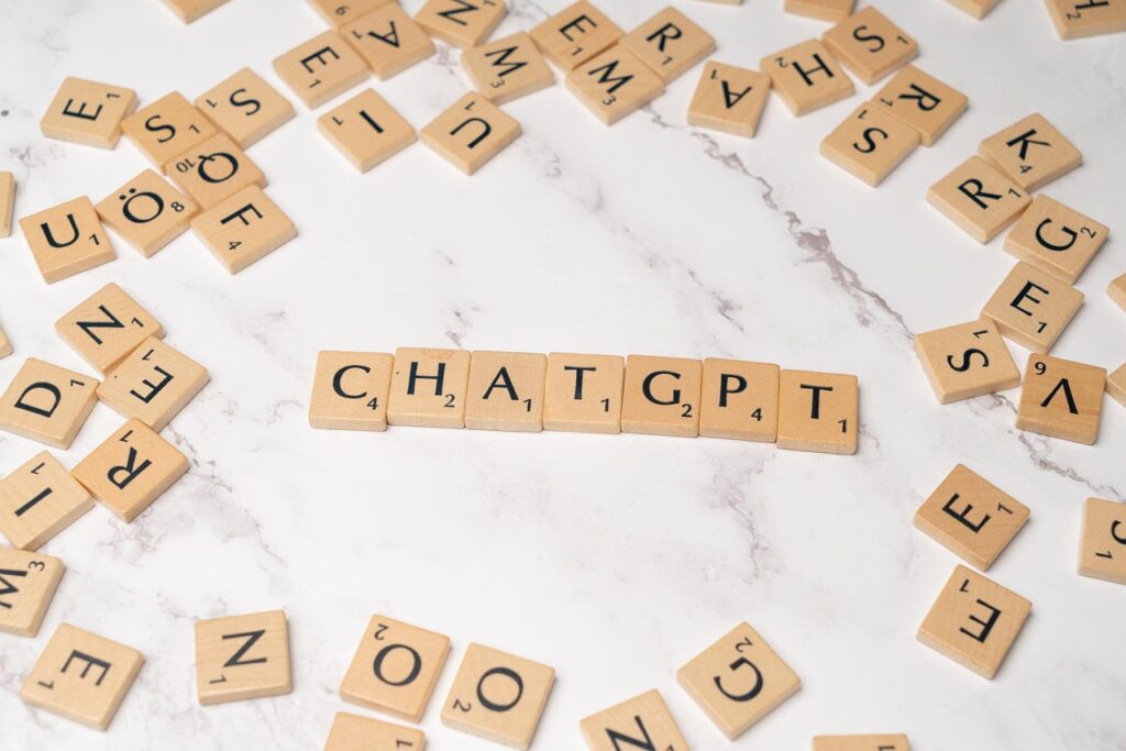 chat gpt, scrabble, tiles, typography, letters, word, puzzle, game, ai, artificial intelligence